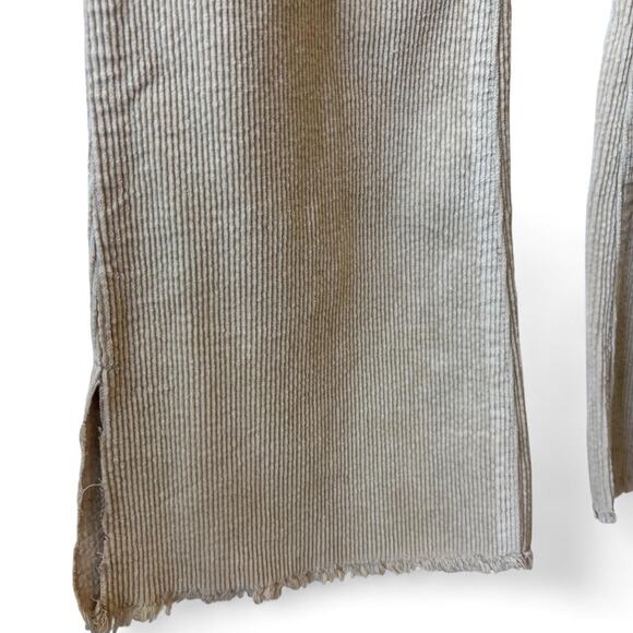 Pacsun 26 Low Rise Flare Corduroy Pants Beige – Y2K Retro Soft Cord Flares - Picture 6 of 8